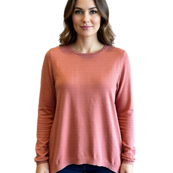 Brunello Cucinelli Dusty Pink Long Sleeve sweater